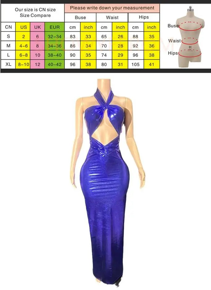Purple Neck Slim Temperament Seaside Vacation Backless Dress Star Red Carpet Catwalk Singer Music Festival Mini Vestido Sexy Hot