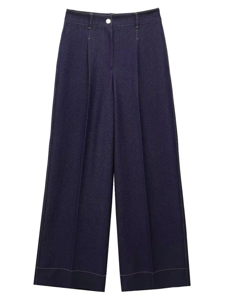 HXAO Denim Set Woman Jeans Set Denim 2 Piece Set Streetwear Woman Trousers Denim Outfits Two Piece Set Women's Denim Top Jacket