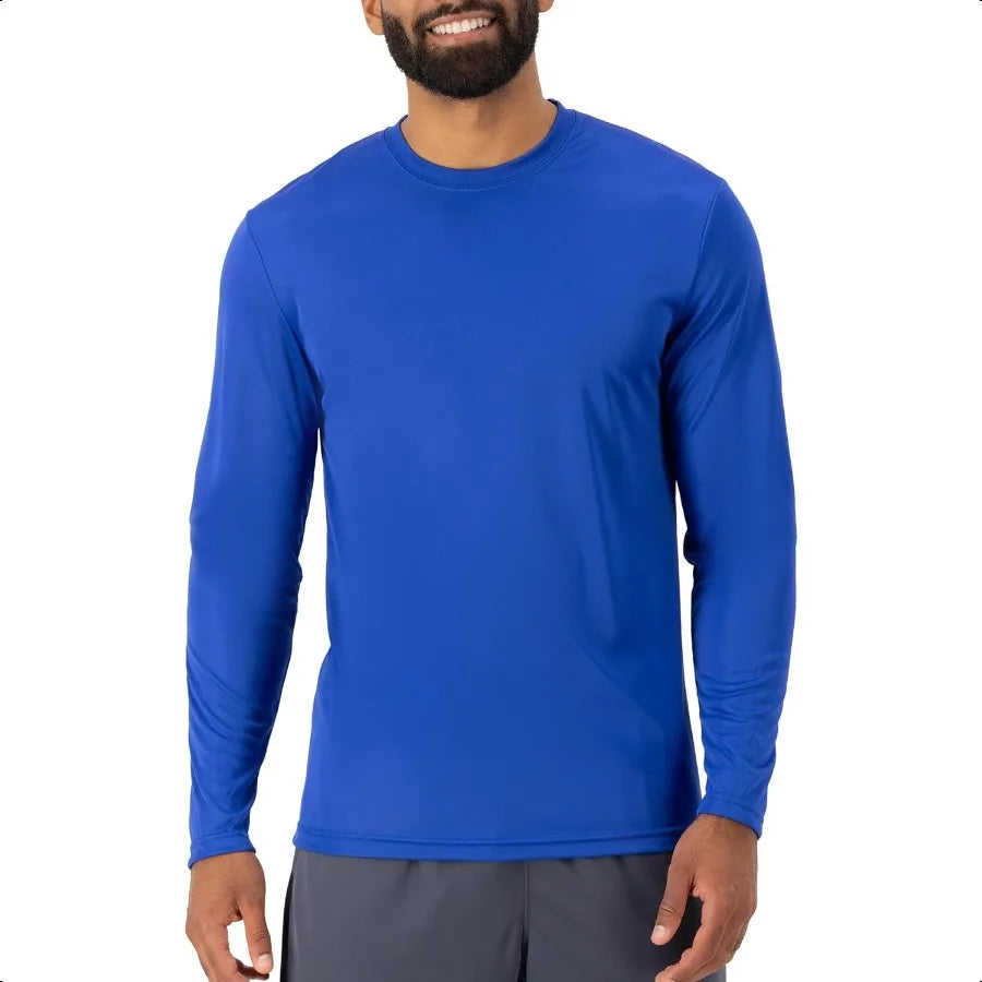 Hanes Sport Men's LongSleeve TShirt Pack Cool DRI MoistureWicking Performance TShirts Performance Tee 2Pack