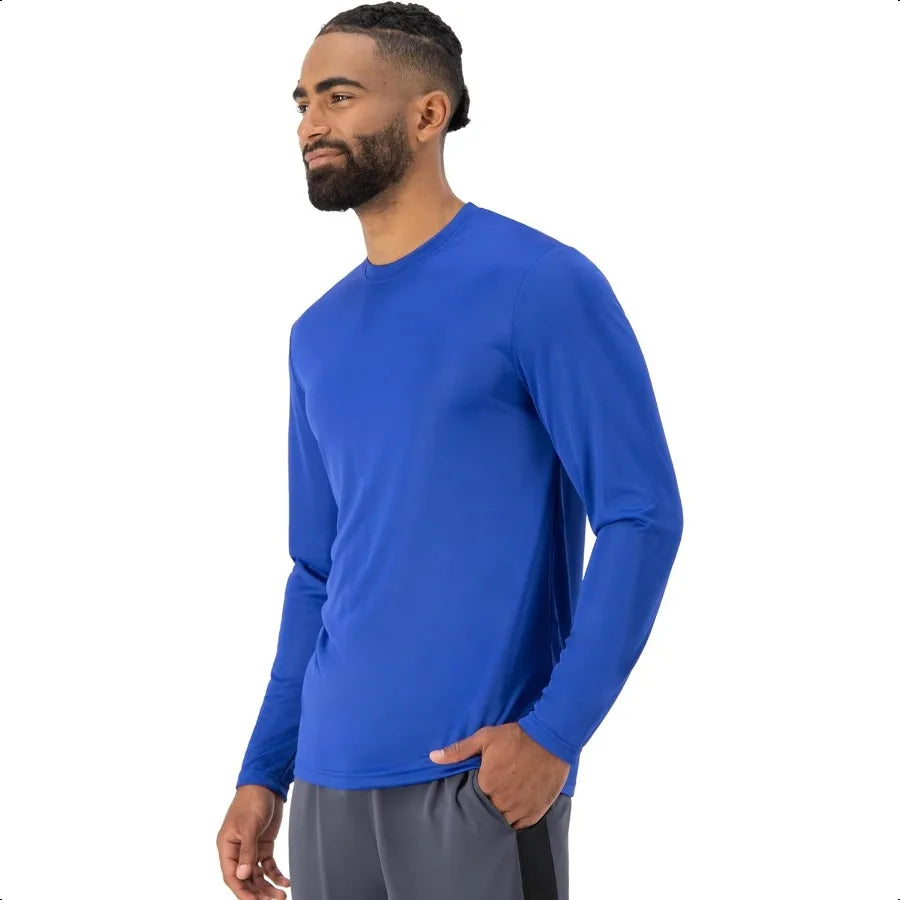 Hanes Sport Men's LongSleeve TShirt Pack Cool DRI MoistureWicking Performance TShirts Performance Tee 2Pack